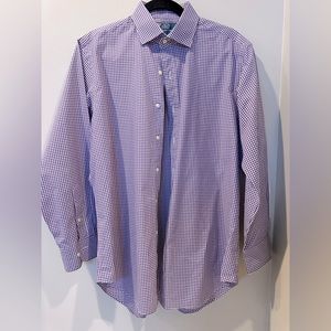 Classic Polo Ralph Lauren Regent Classic Fit purple checked long sleeves